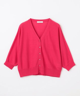 ANY L 【接触冷感/UVカット/抗菌防臭/手洗い可/アンチピリング】ファンクションカーディガン ピンク