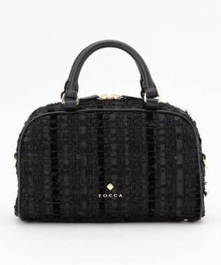 TOCCA 【美人百花掲載】OREILLER BAG ミニボストンバッグ ブラック系5