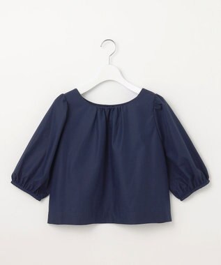 Feroux 【洗える】パフスリーブセット アップ ネイビー系