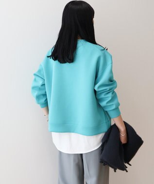 AMERICAN HOLIC サイドスリットポンチプルオーバー Blue Green