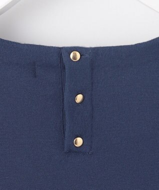 J.PRESS LADIES 【洗える】VIS/PE MILANO ニット ワンピース ダルブルー系