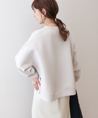 AMERICAN HOLIC サイドスリットポンチプルオーバー Gray Beige