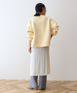 AMERICAN HOLIC サイドスリットポンチプルオーバー Light Yellow