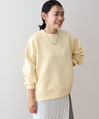 AMERICAN HOLIC サイドスリットポンチプルオーバー Light Yellow