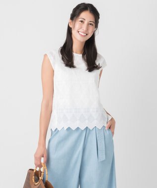 ONWARD Reuse Park 【23区】ブラウス春夏 ホワイト