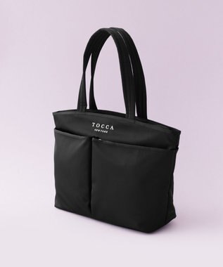 TOCCA 【WEB＆一部店舗限定】【A4サイズ対応・サスティナブル素材】T-INCONTRO TOTE L トートバッグ L ブラック系