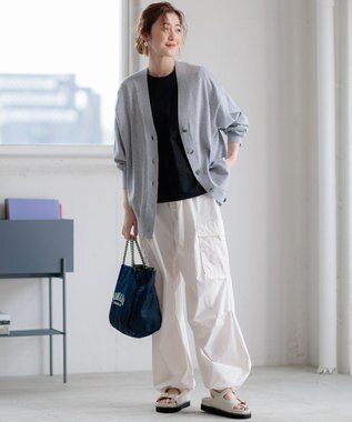 23区 【好評につき新色追加】NOMADIS  SAC2 W ナイロン リバーシブル トートバッグ ネイビー×カーキ