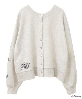 Green Parks ナイトメア／２ｗａｙ　ラインストーンカーディガンⅡ Oatmeal