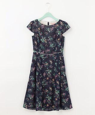 TOCCA 【洗える！】WATERCOLOR HARMONY ドレス ネイビー系