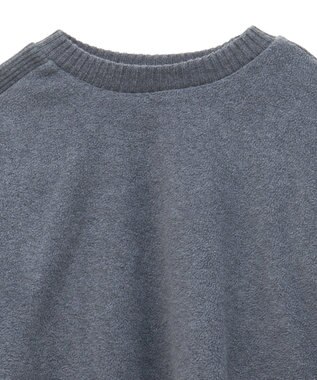 Green Parks フリース袖リブドッキングプルオーバーⅡ Gray