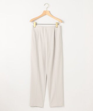 組曲 【吸湿・冷感・UVケア】スタイルアップジャージー パンツ ライトグレー系