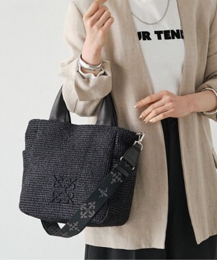 russet ナイロンラフィア2WAYトートバッグ(CE-1711)