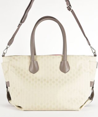 Y'SACCS 木村多江×Y'SACCS PolkaDots 2way トートバッグ アイボリー