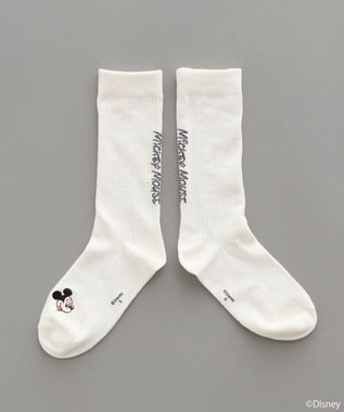 earth music&ecology 【予約】Disney/アソート刺繍入り靴下