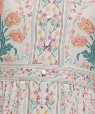 GRACE CONTINENTAL フラワーパターンプリントワンピース キナリ