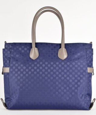 Y'SACCS 木村多江×Y'SACCS PolkaDots 2way トートバッグ ネイビー