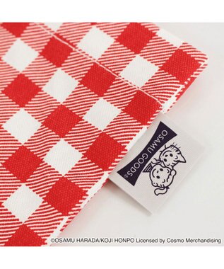 ROOTOTE 4722【オサムグッズ】OSAMU GOODS(R)×ROOTOTE トール・フラット 03：チェックレッド