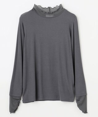 ANY 【洗濯機可】シアーコンビタートル チャコール