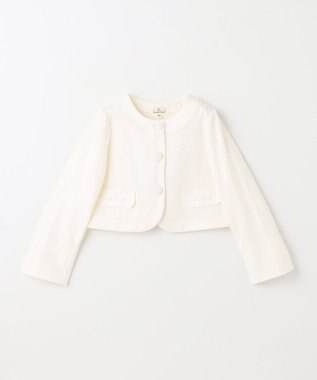 組曲 KIDS 【110-140㎝】ノーカラー ジャケット オフホワイト