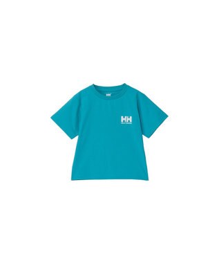 HELLY HANSEN 【キッズ・ストレッチ・速乾・耐海水・耐塩素・UVカット・記名ラベル付】ショートスリーブアンヒビアスティー ウェーブブルー