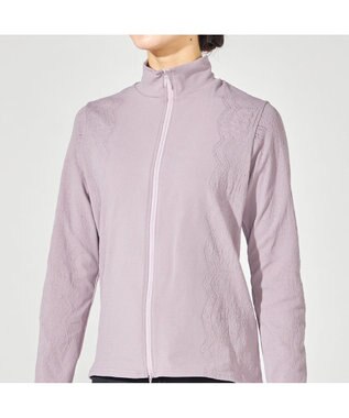 Chacott 【ノーソーイングニット】ハイネックニットジャケット アッシュグレー