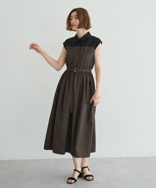 YECCA VECCA ドッキングワンピース Dark Brown