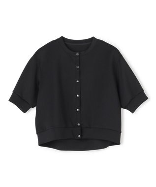 UNFILO L BEAUTY FORM JERSEY light スナップカーディガン