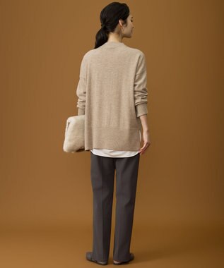 自由区 S 【SHIHOさん着用】ウールハイゲージモックネック ニット ベージュ