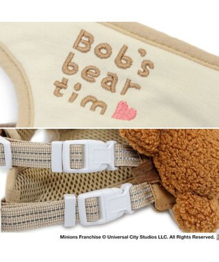 PET PARADISE ミニオン ティム マスコット付きハーネス ＳＳ ベージュ