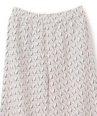 UNFILO プリントイージーパンツ エクリュ