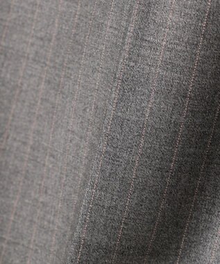 23区 L 【セットアップ対応】ファインネスウール テーパード パンツ グレー系1