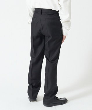 WEGO 【SCHOOLITEM】メンズスクールスリムスラックス ブラック