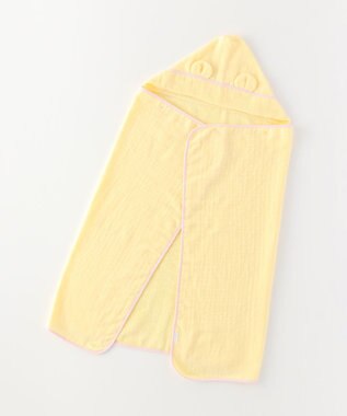 UCHINO マシュマロガーゼ&パイル　フード付バスタオル