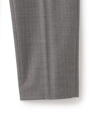 23区 L 【セットアップ対応】ファインネスウール テーパード パンツ グレー系1