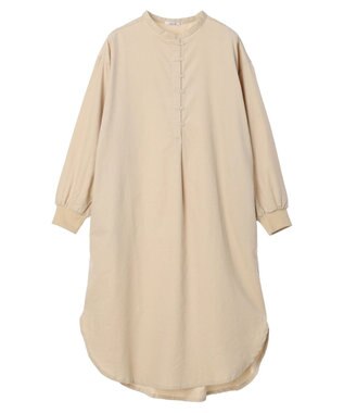 CRAFT STANDARD BOUTIQUE コーデュロイリブ付きワンピース Ivory