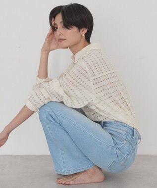 AMERICAN HOLIC 【EDWIN別注】フレアデニム Light Indigo