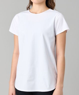 Chacott Handsome Cotton バッグディティールTシャツ ホワイト