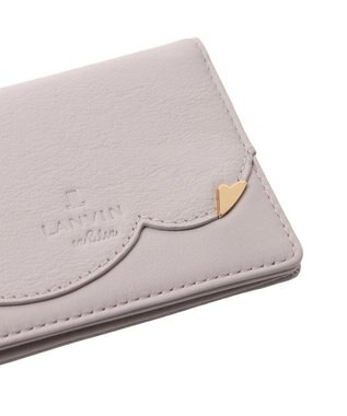 LANVIN en Bleu デクール 三面パスケース ライトピンク