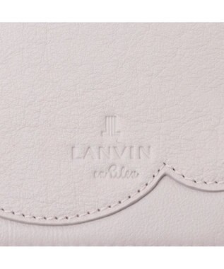 LANVIN en Bleu デクール 三面パスケース ライトピンク