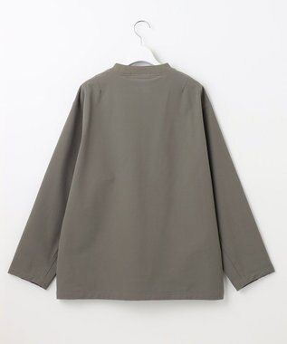 UNFILO MENS WARM プラス プルオーバーカットソー カーキ系