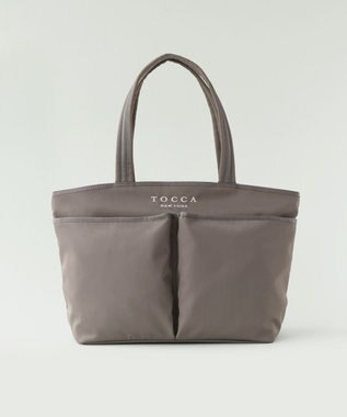 TOCCA 【WEB＆一部店舗限定】【A4サイズ対応・サスティナブル素材】T-INCONTRO TOTE L トートバッグ L グレージュ系