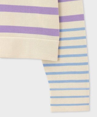 Paul Smith 【洗える】コントラスト ボーダー ニット エクリュ