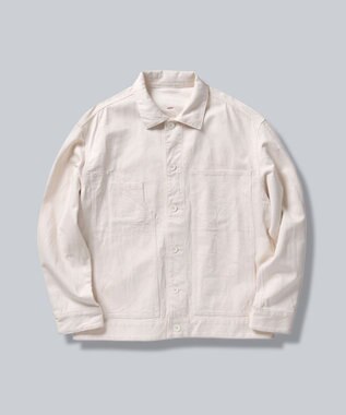 WHITE MAILS 【UNISEX】COTTON PAPER デニムジャケット オフホワイト