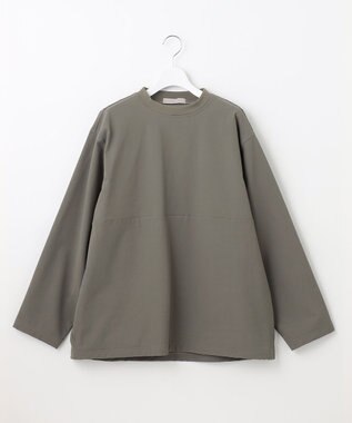 UNFILO MENS WARM プラス プルオーバーカットソー カーキ系
