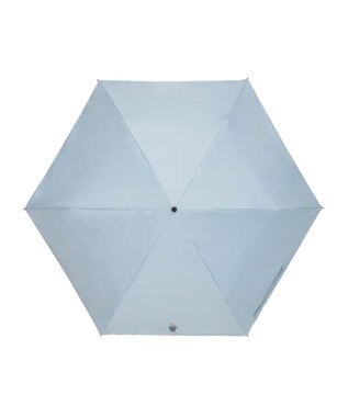 MOONBAT 【WEB限定/遮光率100%/遮熱/UV/耐風】POLO RALPH LAUREN（ポロ ラルフローレン）晴雨兼用日傘 ポロベア 無地 折りたたみ傘 サックスブルー