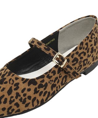 AMERICAN HOLIC メリージェーンバレエシューズ Leopard