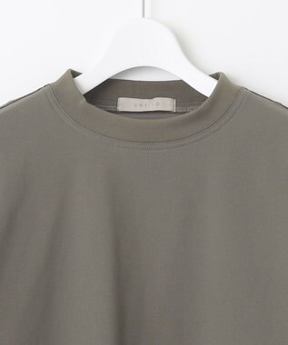 UNFILO MENS WARM プラス プルオーバーカットソー カーキ系