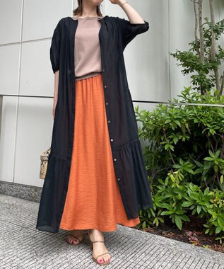 UNFILO L 【新色追加！/UVケア/接触冷感/抗菌防臭】スゴ機能 コンパクトニットＴ ダークブラウン系