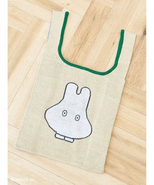 Green Parks ｍｉｆｆｙ／ジャガードニットバッグ Beige
