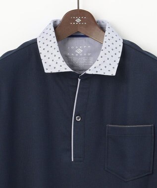 JOSEPH ABBOUD 【キングサイズ・ギフトでも人気！オーガニックコットン使用・消臭などの高機能】ダディ ポロシャツ ネイビー系